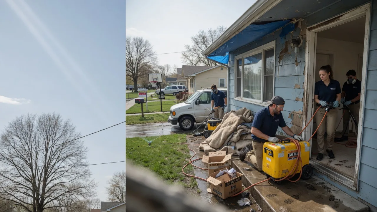Basement Flood Cleanup in Warfield, KY near me